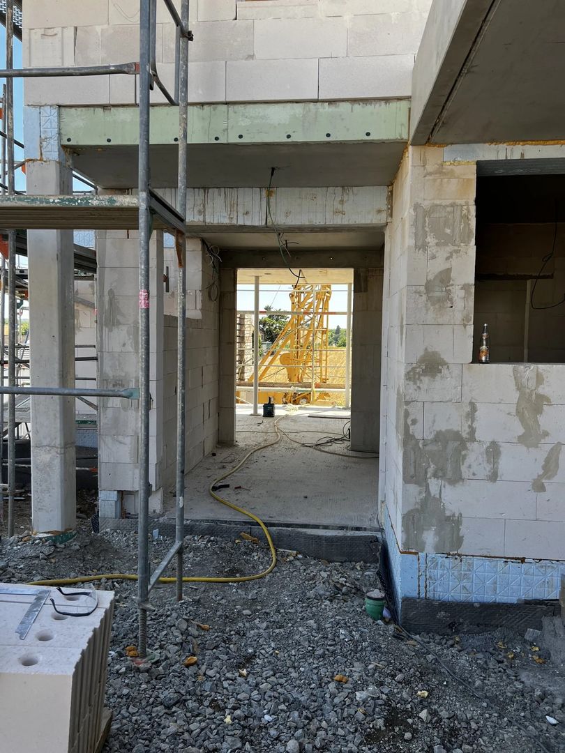 Baustand des Einfamilienhaus Neckargartach